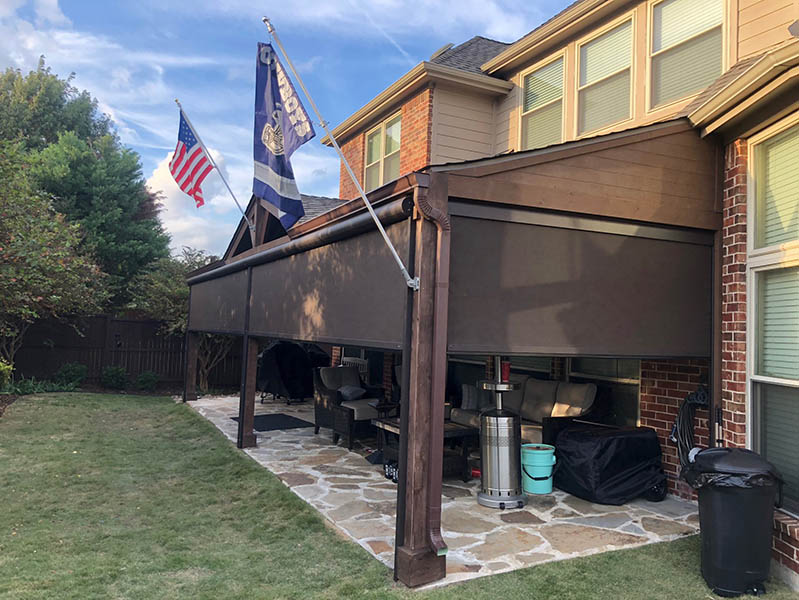 Motorized Retractable Patio Screen