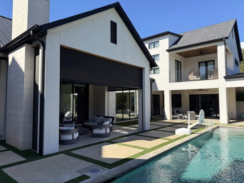 motorized retractable patio screens